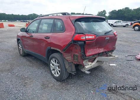 2015 Jeep Cherokee Sport из США, поврежденный, VIN 1C4PJLAB2FW760577